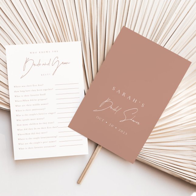 Who Knows The Bride&Groom Best Bridal Shower Game (Creator Uploaded)