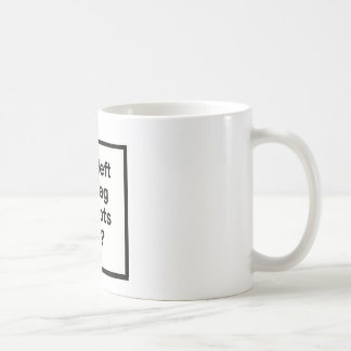 Who Left The Bag Of Idiots Open? Coffee Mug