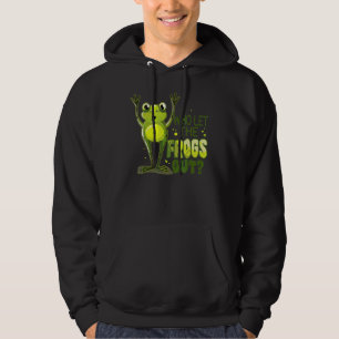 Who Let The Frogs Out Passover Hoodie