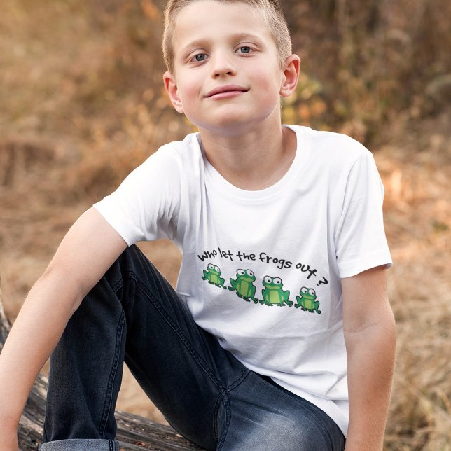 Who Let The Frogs Out? T-Shirt (Creator Uploaded)