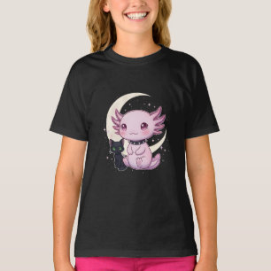 Who Loves Axolotls with Cats -Cute Axolotl T-Shirt
