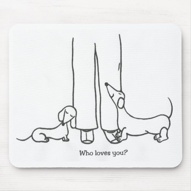 Who Loves You? Mousepad (Front)