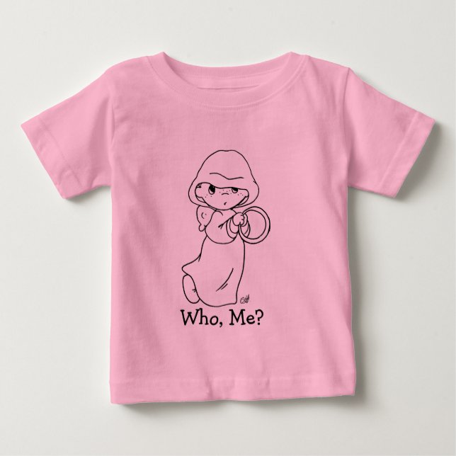 Who, Me? Baby T-Shirt (Front)