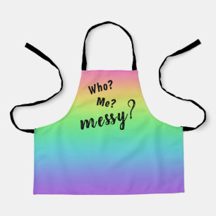 Who? Me? Messy? Rainbow Children's Apron