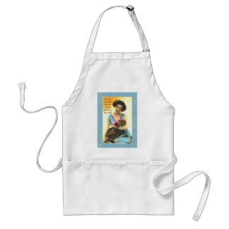 who needs a man so many good cats standard apron