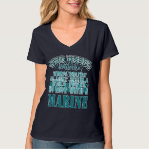 Who Needs Prince Charming-Marine T-Shirt