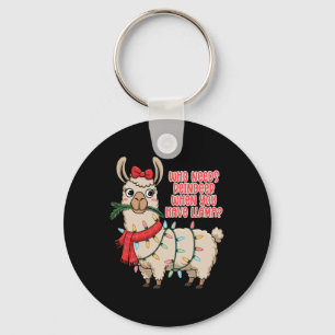 Who Needs Reindeer When You Have Llama - Christmas Key Ring