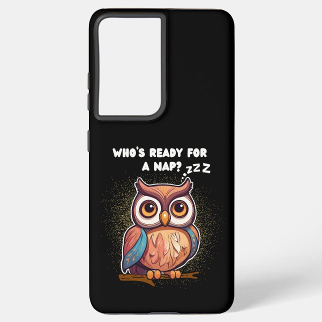 Who’s Ready for a Nap? Samsung Galaxy S21 Ultra Case (Back)