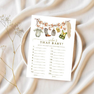 Who’s That Baby? Reel Excited Fishing Baby Shower