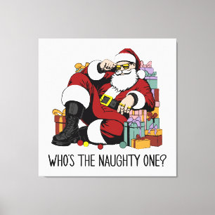 Who s the Naughty one Canvas Print