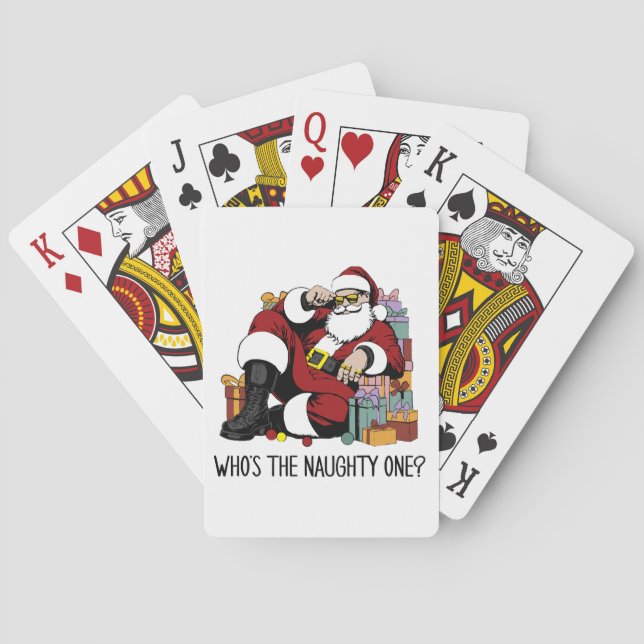 Who s the Naughty one Playing Cards (Back)