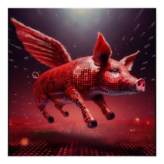 Who Says Pigs Can't Fly! Chile Poster (Front)
