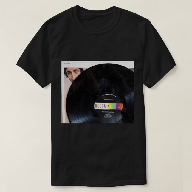 Who Sell Out, stereophonic,recod, label, mod   T-Shirt (Design Front)