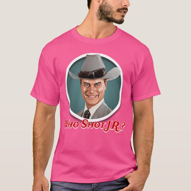 Who Shot J.R. T-Shirt (Front)