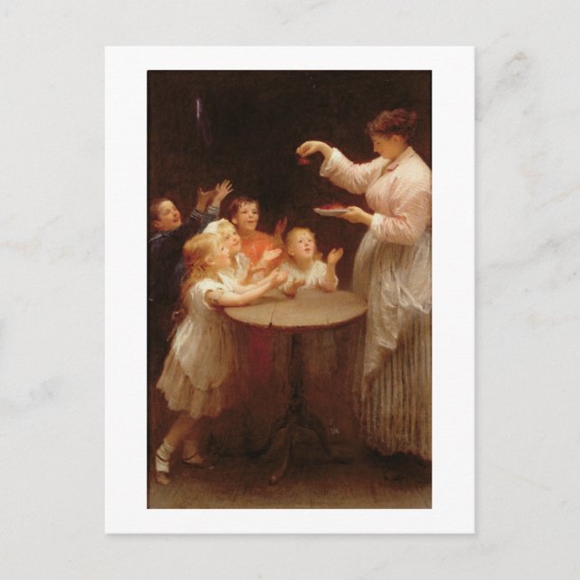 'Who Speaks First?' (oil on canvas) Postcard (Front)