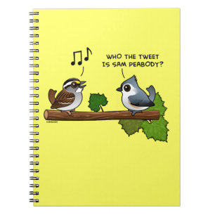 Who the Tweet? Spiral Notebook