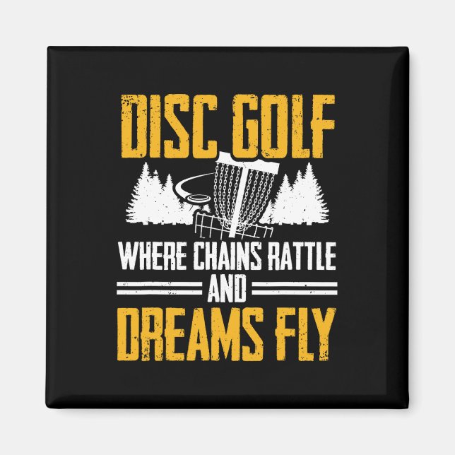 Who To Play Disc Golf _1  Magnet (Front)