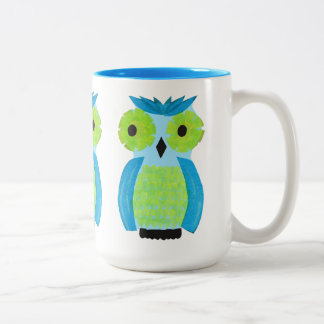 Who? Who? Colourful Owl Mug