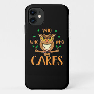 Who Who Who Care Owls Case-Mate iPhone Case