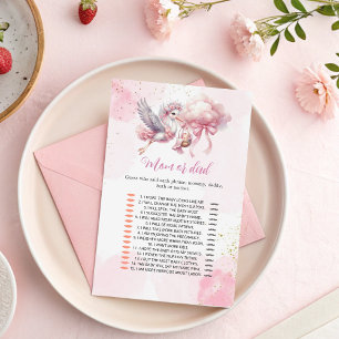 Who Will Baby Be Like? Mum or Dad Game Pink Theme 