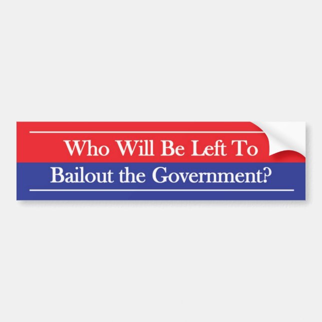 Who Will Be Left? Bumper Sticker (Front)