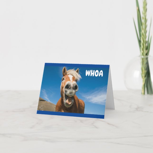 WHOA HOW CAN YOU RETIRE???? CARD (Front)