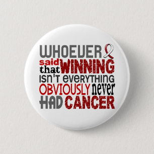 Whoever Said Head And Neck Cancer 6 Cm Round Badge