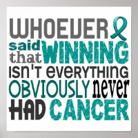 Whoever Said Ovarian Cancer