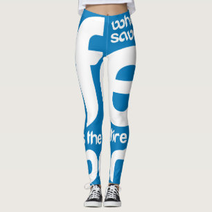 Whoever saves one life leggings
