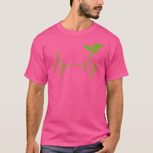 Whole Food Plant Based Vegan HeartBeat Vegetarian T-Shirt
