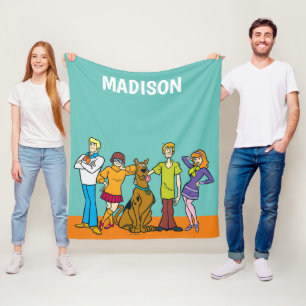 Whole Gang 14 Mystery Inc Fleece Blanket