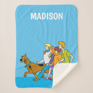 Whole Gang 18 Mystery Inc Sherpa Blanket