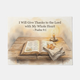 Whole Heart Thanks Doormat