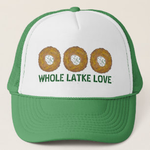 Whole Latke (Lotta) Love Potato Pancakes Hanukkah Trucker Hat
