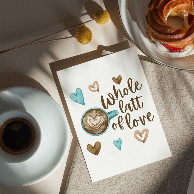 Whole Latt Of Love Folded Greeting Card (Creator Uploaded)