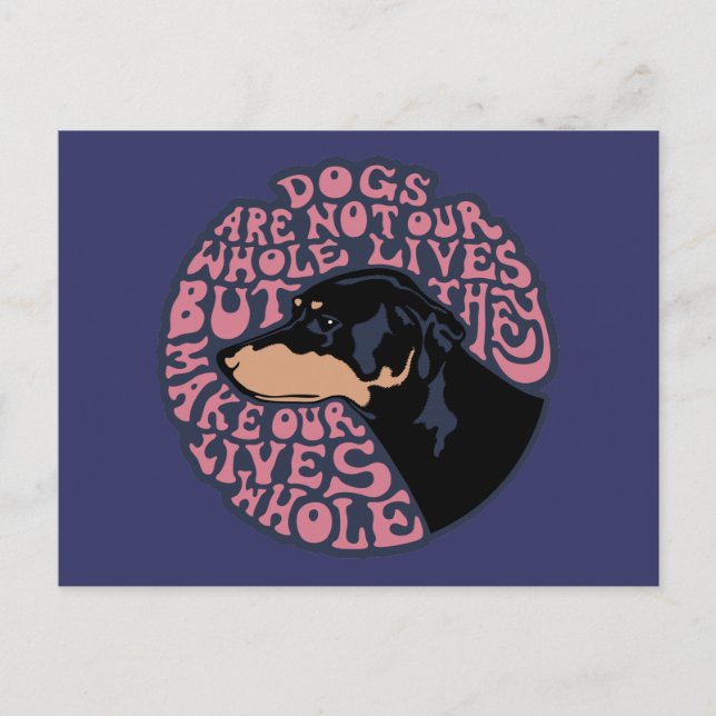 Whole Lives -colour Postcard (Front)
