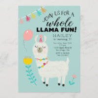 Whole Llama Fun Birthday Party