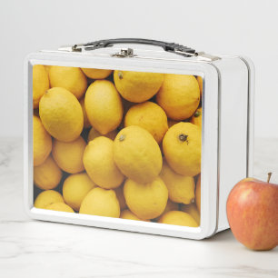 Whole Lotta Lemons Metal Lunch Box
