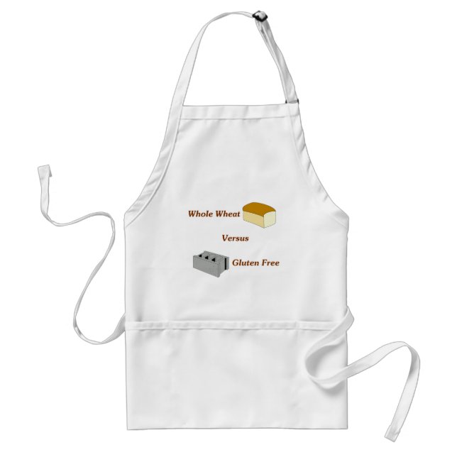 Whole Wheat Versus Gluten Free Standard Apron (Front)
