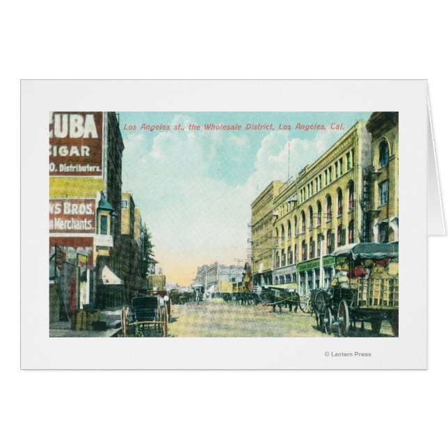 Wholesale District Scene on Los Angeles Street (Front Horizontal)