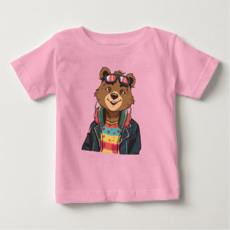 Wholesome Bear – Cozy, Colorful and Heartwarming Baby T-Shirt