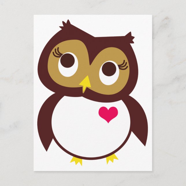 Whoo Loves You Postcard (Front)