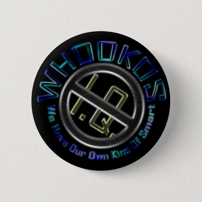 WHOOKOS Flair 6 Cm Round Badge (Front)