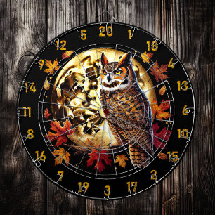 Whooo’s Ready to Dart? Dartboard