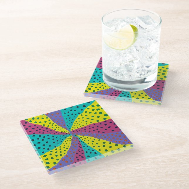 Whoop Glass Coaster (Angled)