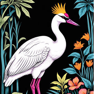 Whooping Crane: North America’s Majestic Bird T-Shirt