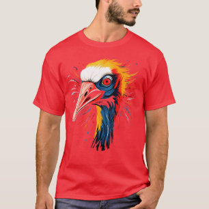 Whooping Crane Smiling T-Shirt