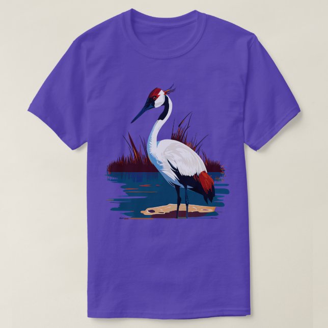 Whooping Crane T-Shirt (Design Front)