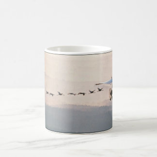 WhoopingCranesFollowUltralite Coffee Mug