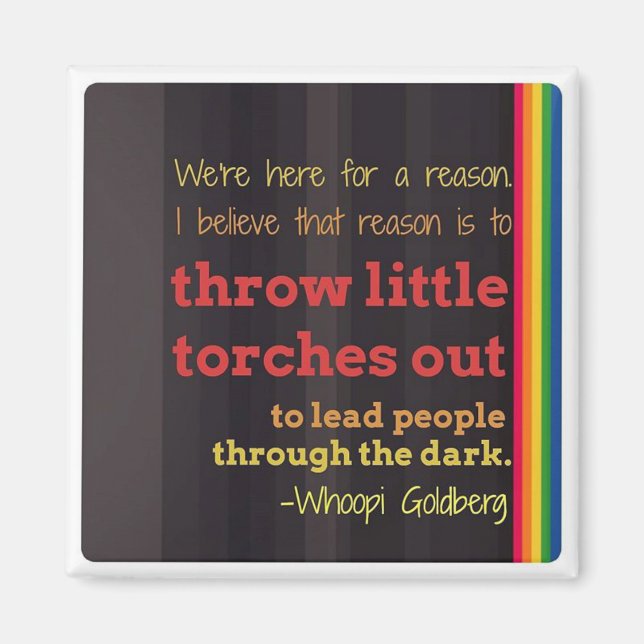 Whoopi's Little Torches Magnet (Front)